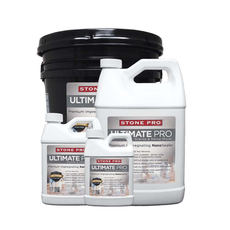 StonePro Ultimate Pro Sealer - Impregnating Sealer for Granite and Dense Stone - 1QT.