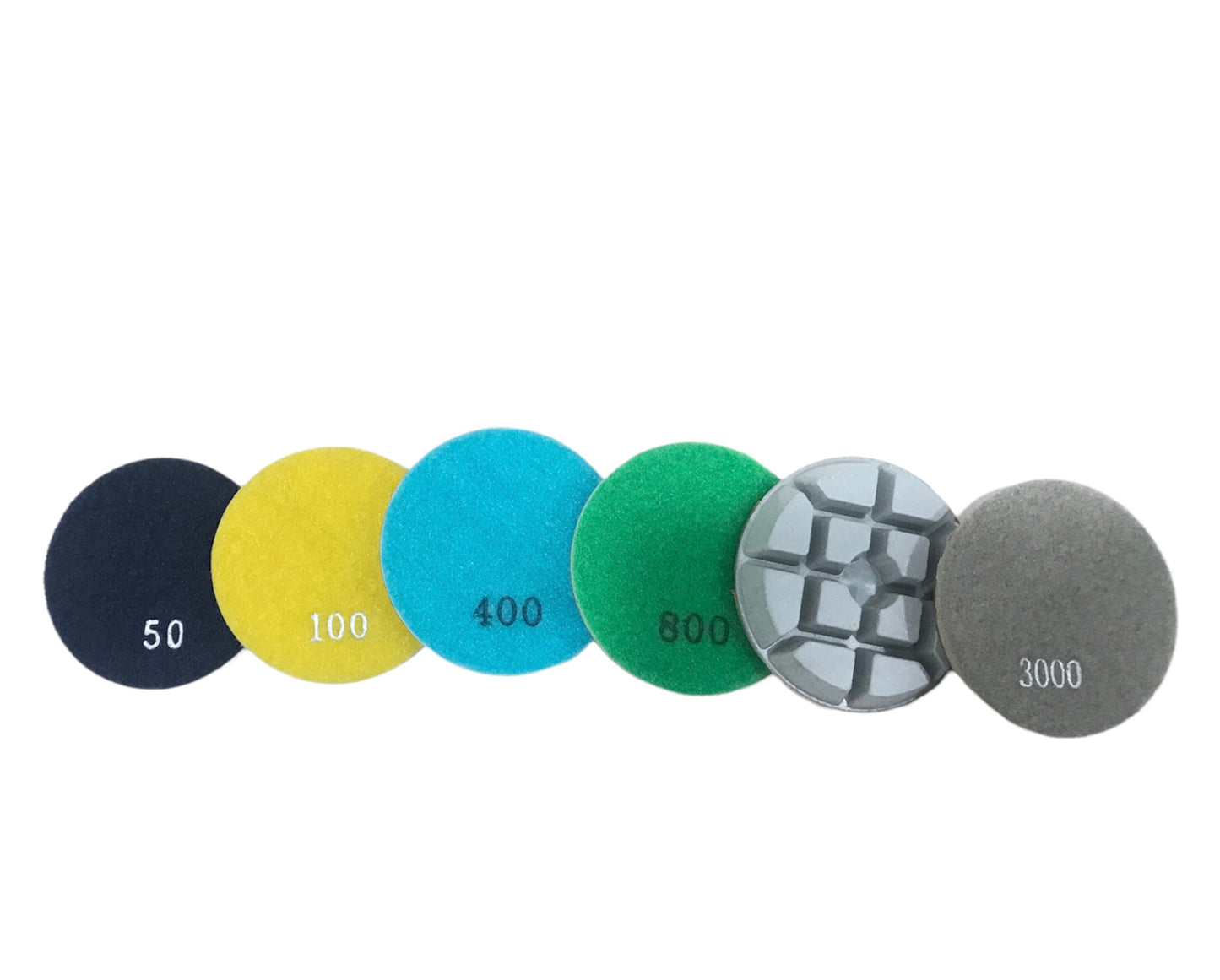 Concrete Polishing Pads with Velcro 3"